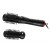 Perie rotativa Rowenta CF952LF0, design Karl Lagerfeld, 1000W, 2 perii, rotire automata, negru-rosu